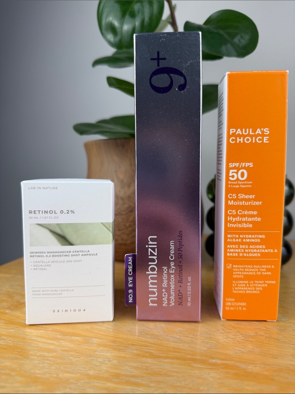 Retinol & SPF Glow Bundle: Paula’s Choice SPF 50, Numbuzin & SKIN1004
